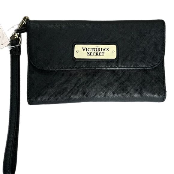 Victoria’s Secret Limited Edition Phone Wristled Wallet Black - Picture 1 of 7